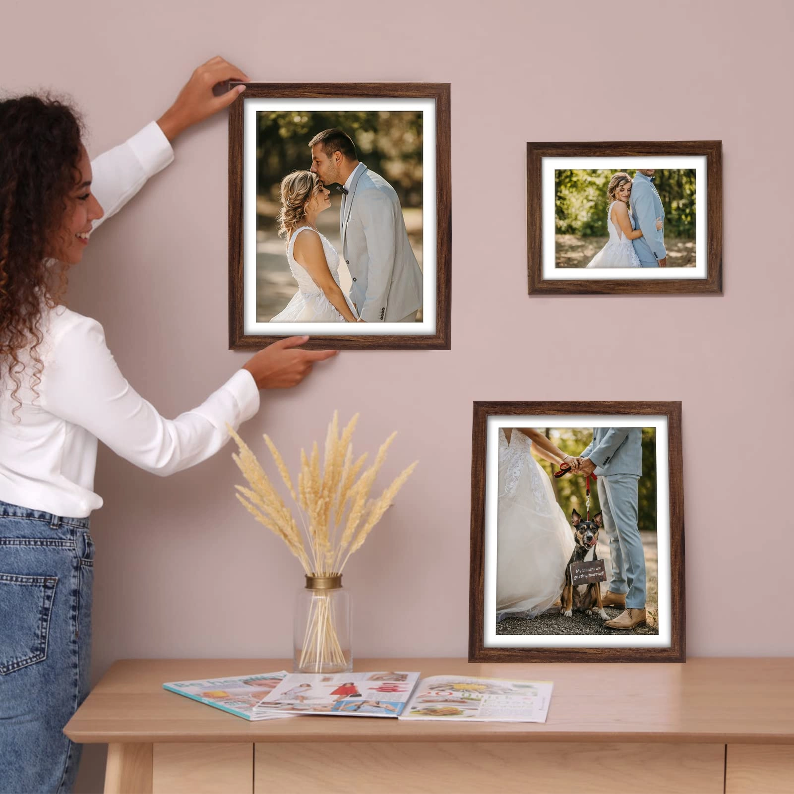 Picture Frames - 4x6 5x7 8x10 Set