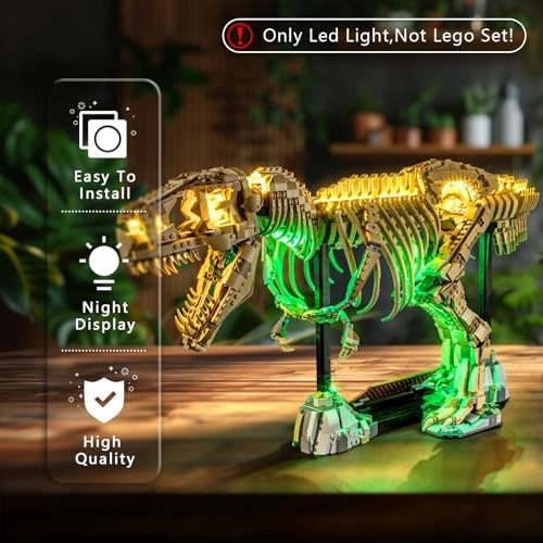 Light Kit for LEGO 76968 Dinosaur Fossils Tyrannosaurus rex - Plastic Jurassic World
