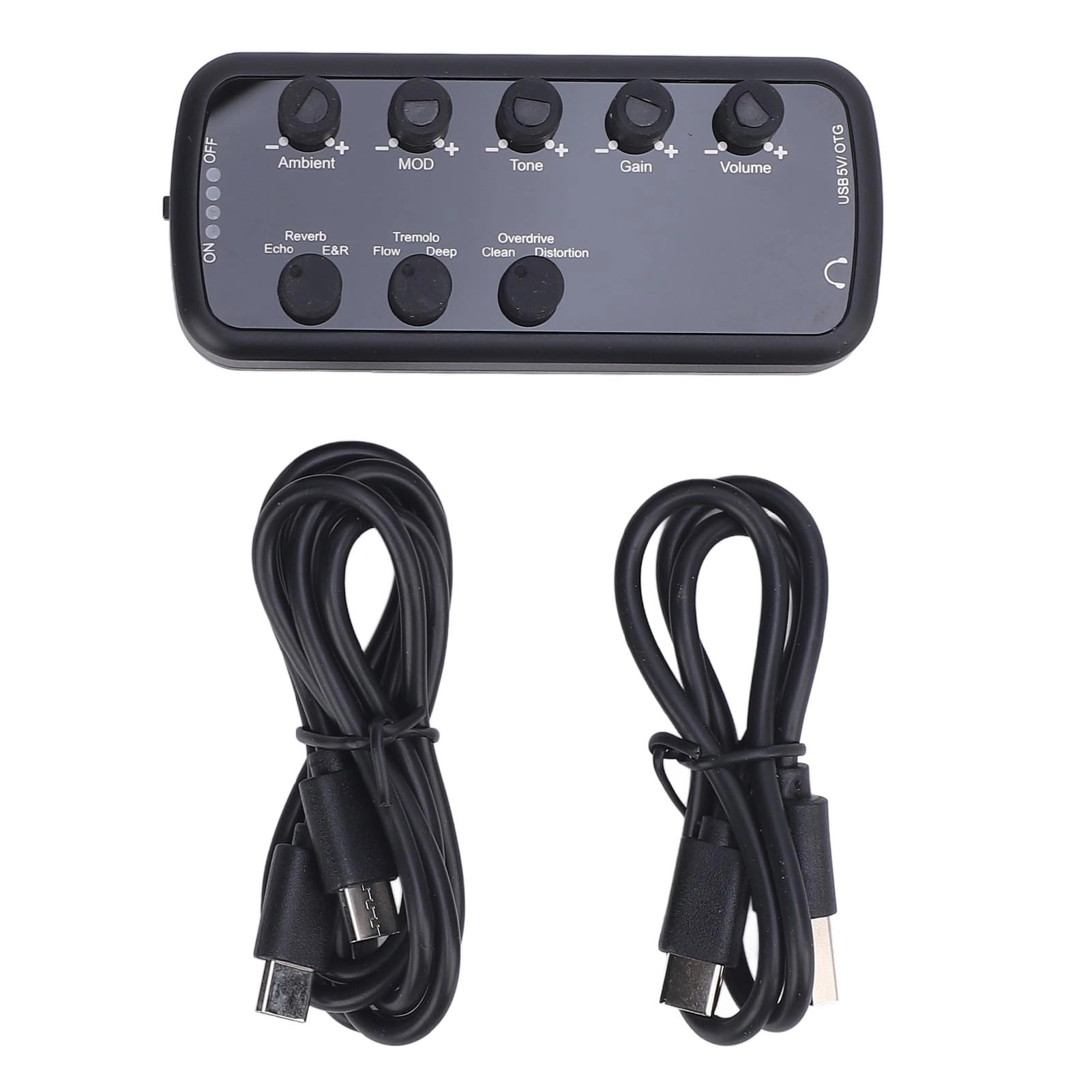 Fuchooky Bass Headphone Amplifier - 600mAh USB Rechargeable