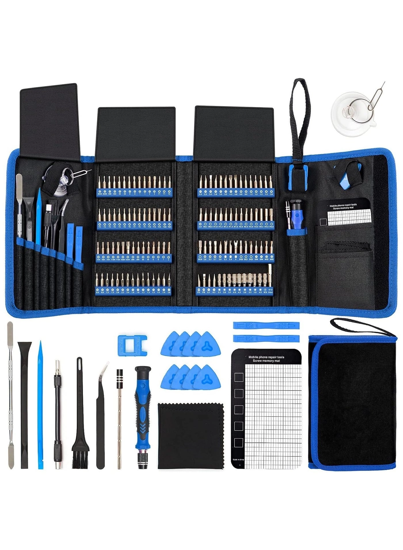 Wemart Upgrade Slotted and Phillips Screwdriver Set (142 Pcs)