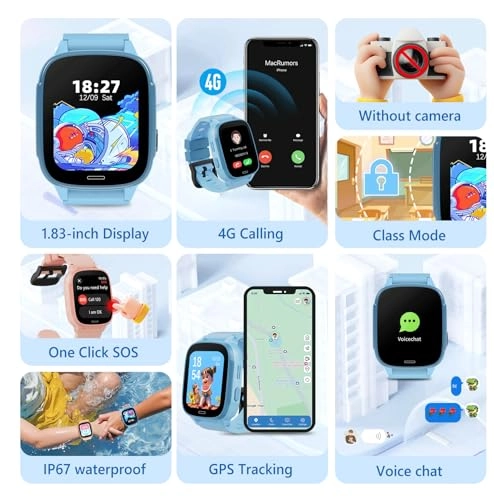 WK1 43mm ABS+PC LTE GPS