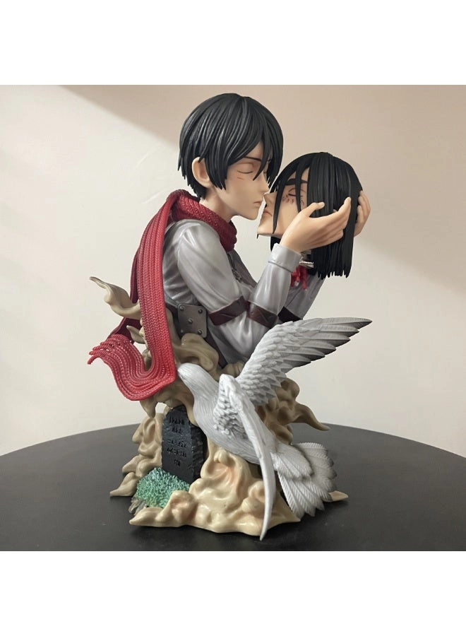 Mikasa Ackerman + Eren + Levi - Attack On Titan