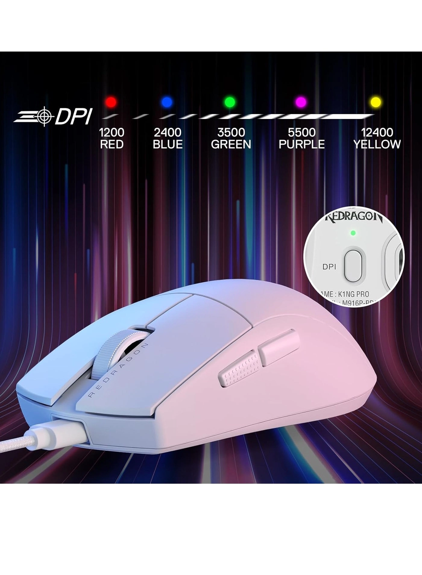 M724 Gaming Mouse - Wired