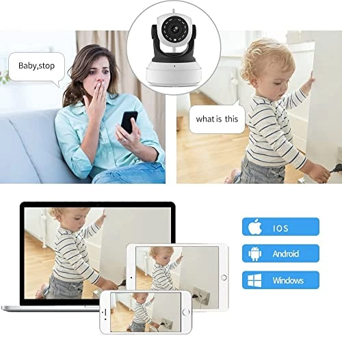 WiFi 1080P - Baby and Dog Monitor Night Vision