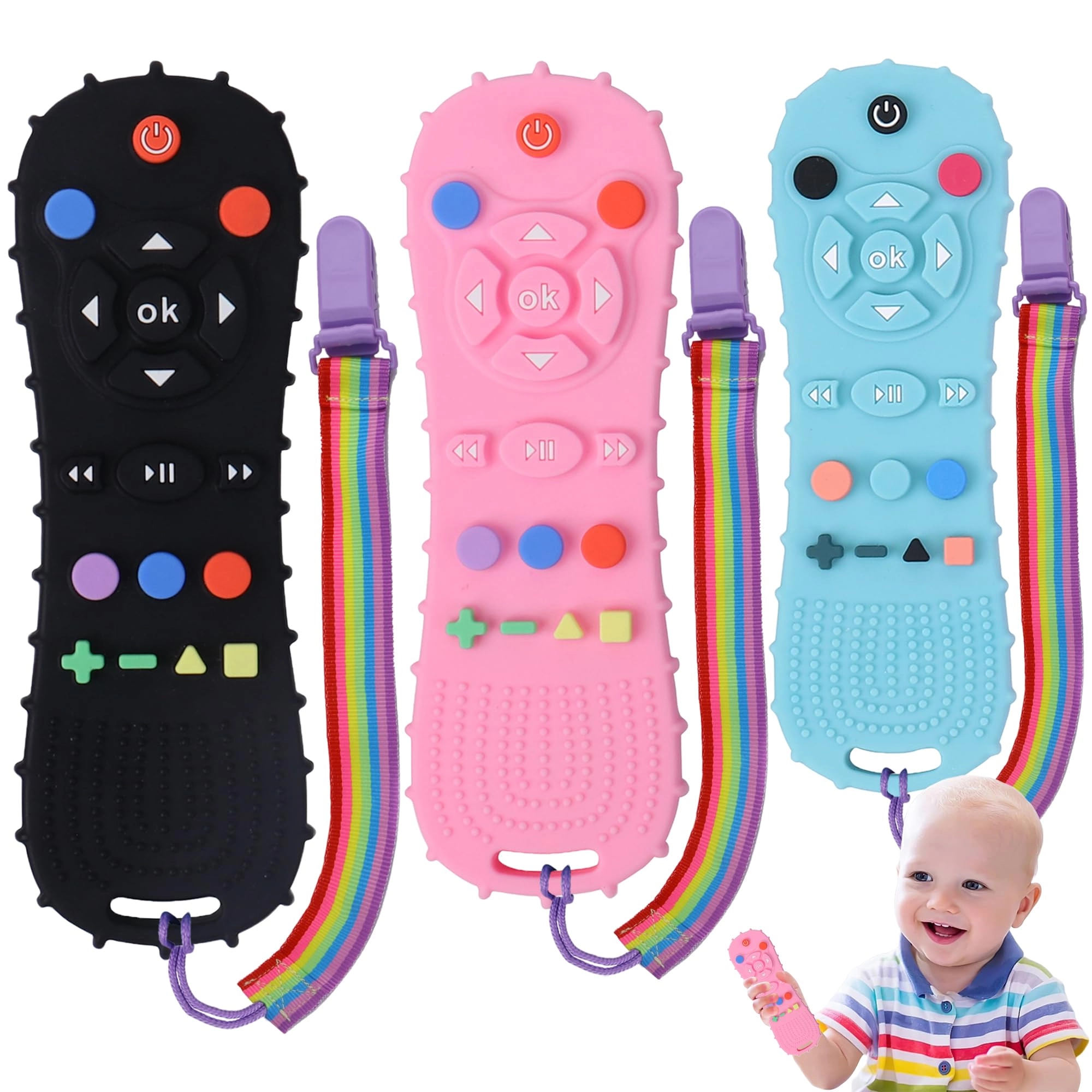 Remote Teether - Silicone