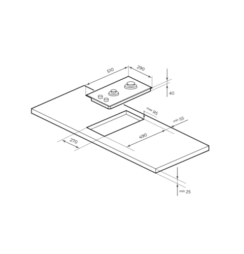 MGH3001IX Gas hob