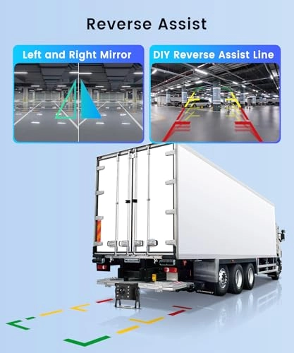 Reversing Camera - Night vision wired + Monitor - 4.3 Inch 1024 x 600