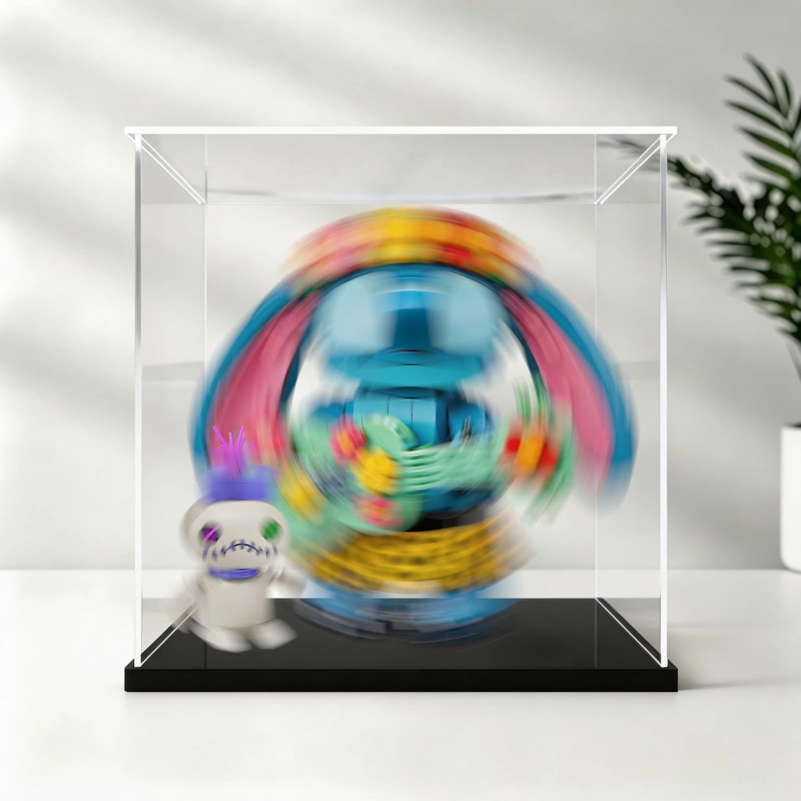 LeafLane Showcase for 43296 - Thick Durable Acrylic 25 x 15 x 25 cm