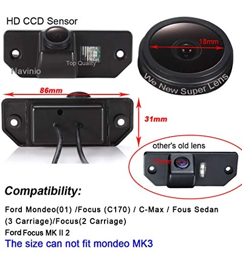 CCD car rear view camera - Night Vision Wireless 1280 x 720 pixels