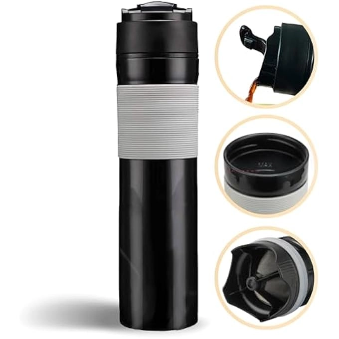 2In1 Travel French Press Coffee Maker - 118 Oz