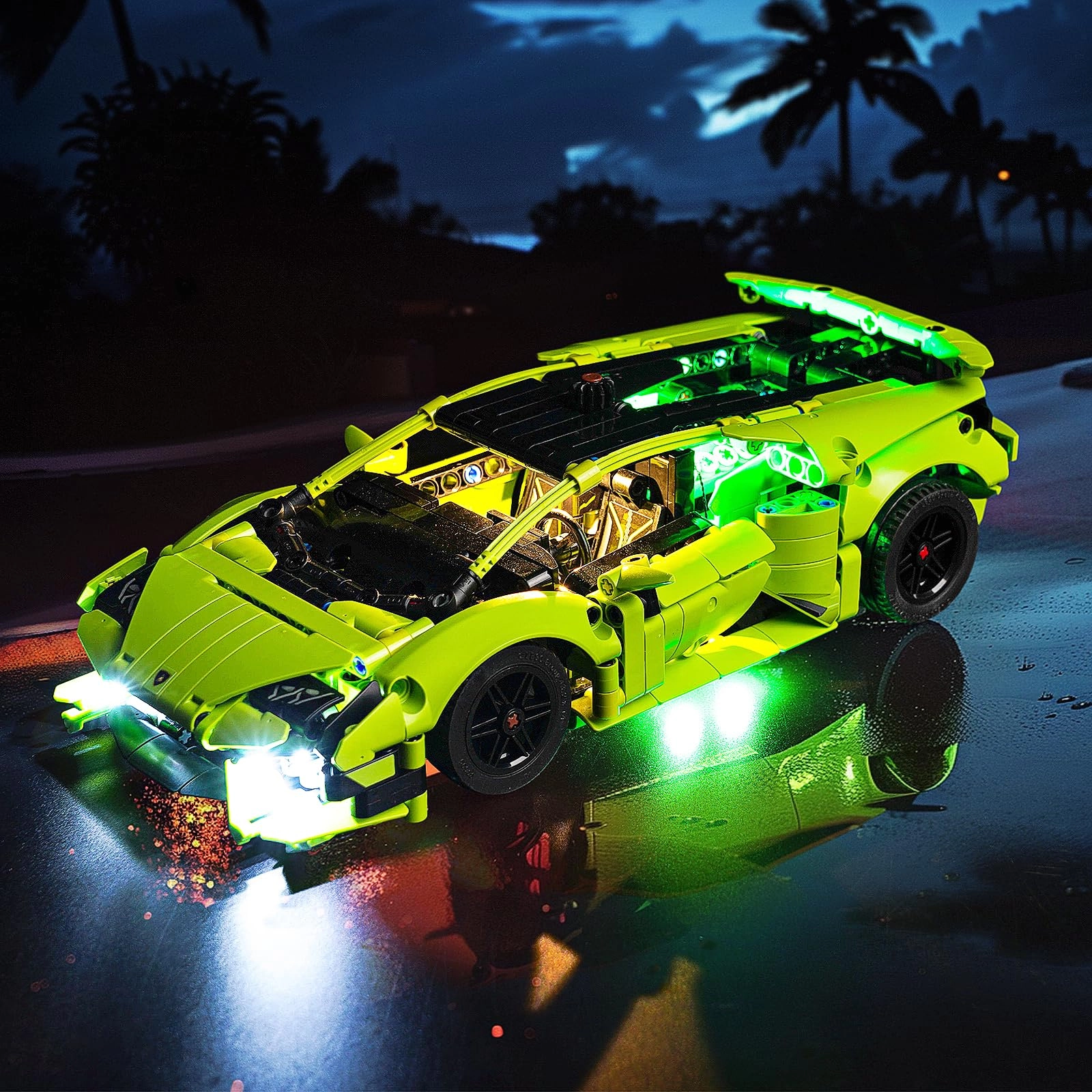 Brickshining LED Lighting Compatible with Lego Lamborghini Huracán Tecnica 42161
