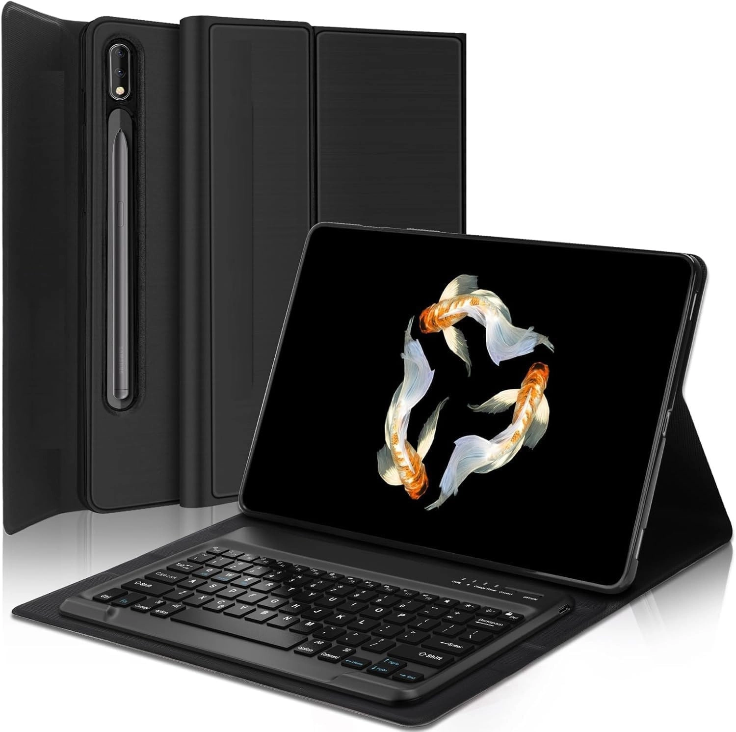 Muzz International Keyboard Case with S Pen Holder for Galaxy Tab S9 Ultra (2023) / S8 Ultra 14.6-inch