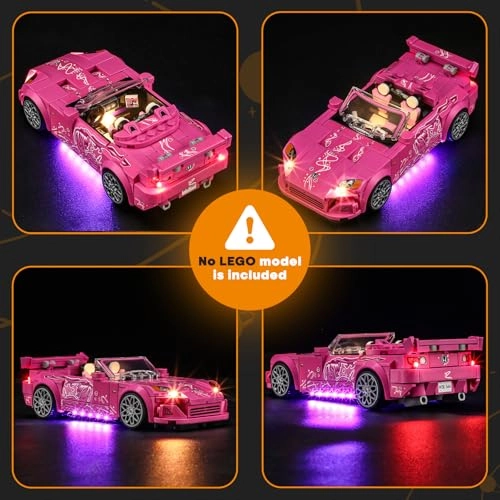 LED light kit for LEGO 2 Fast 2 Furious Honda S2000 77241 - Plastic 1