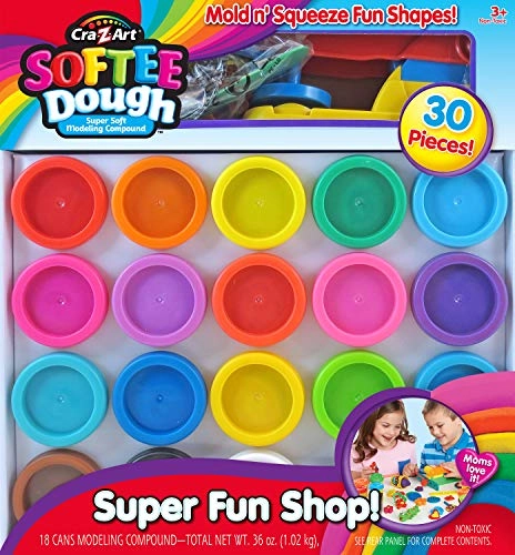 Super Rainbow Softee Dough Color Pack - 30 pcs
