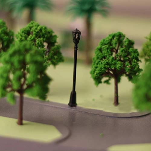 Model Railway Train Lamp Post - 20PCS 1:100 3V