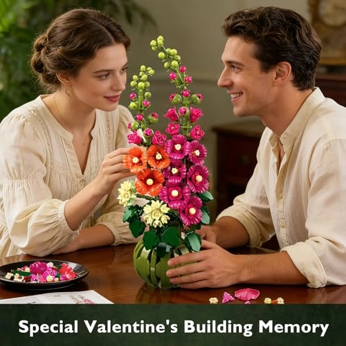 Alcea Rosea Building Set - 974pcs