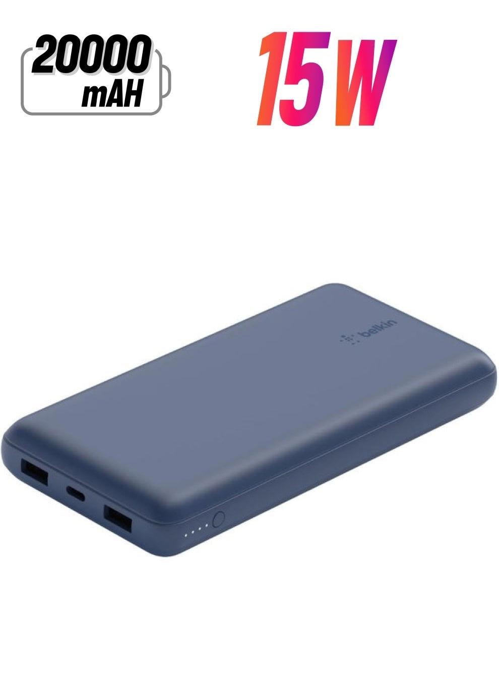 PB-B012-20000C-BLU - 20000mAh 15W