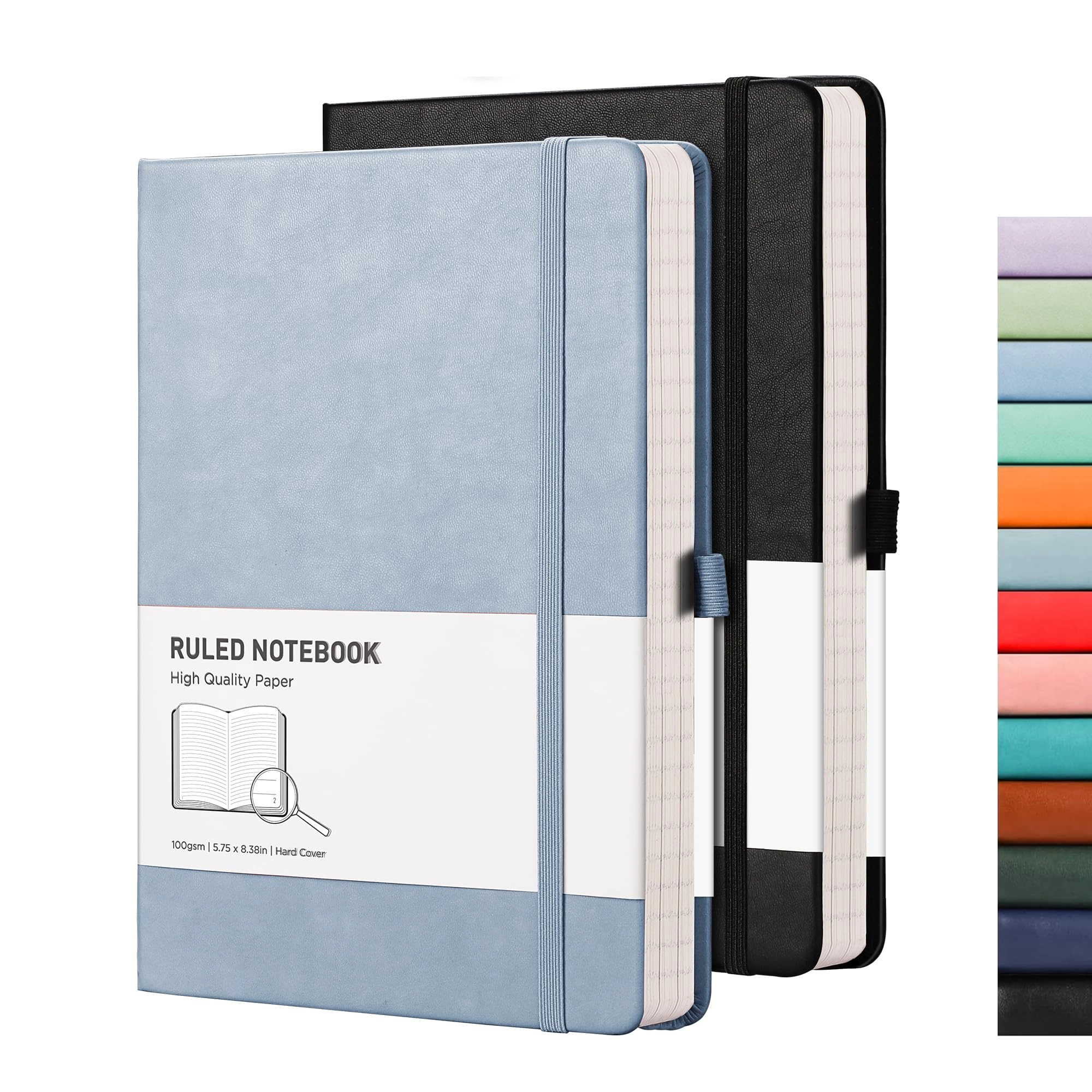Notepad A5 Hardcover - Lined 376 Pages