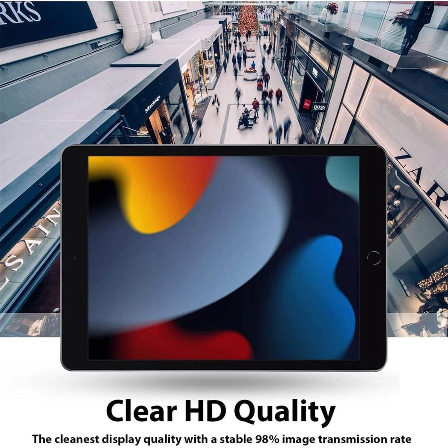 Full Coverage Tempered Glass for iPad 10.2