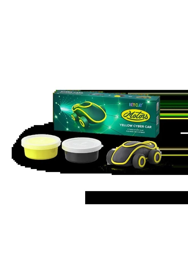 Cyber Car - Push-and-go 2 x Air-dry clay cans