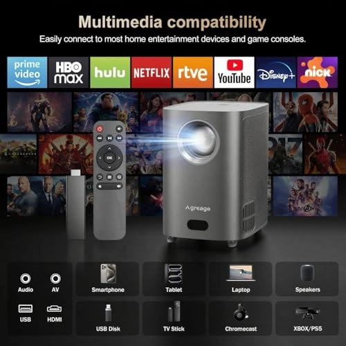 Projector 600 ANSI lumens 1920 x 1080