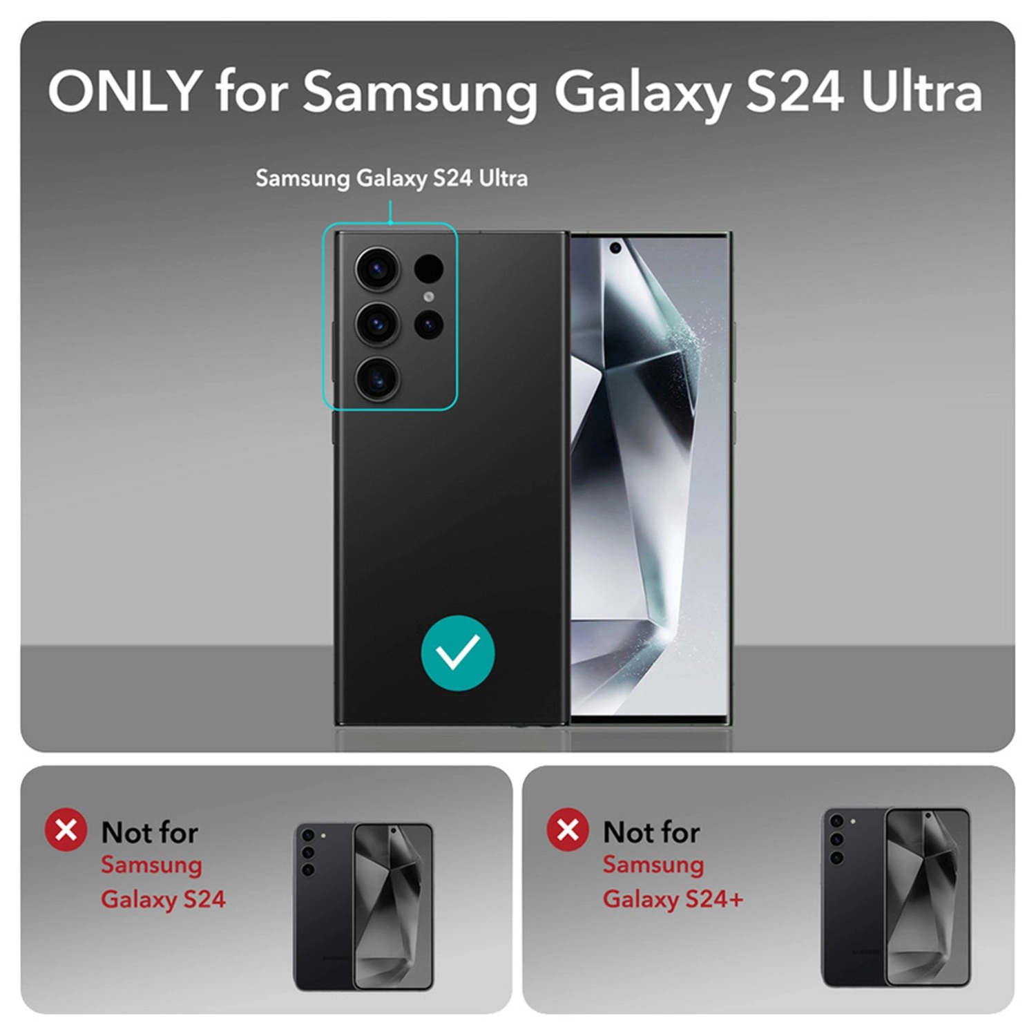 Metal Kickstand Case for Galaxy S24 Ultra