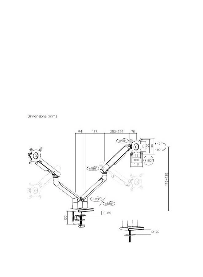 91-LDT49C024 - Dual 17" to 32"