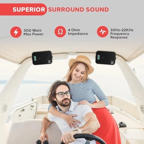 Waterproof Marine Speakers - 3.5" 200 Watt