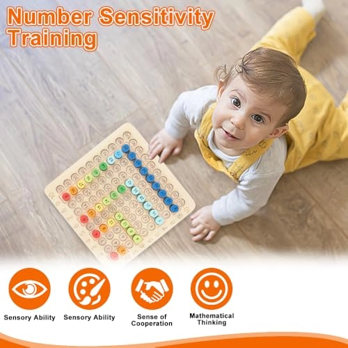 Multiplication Board Game - Wooden Montessori