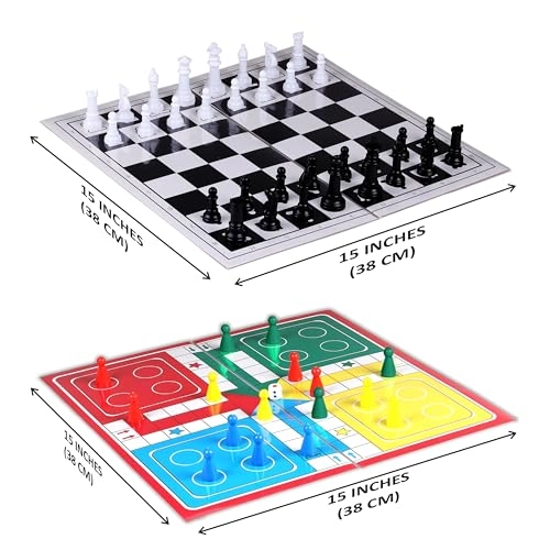 Chess & Ludo - 2 in 1 Multicolor