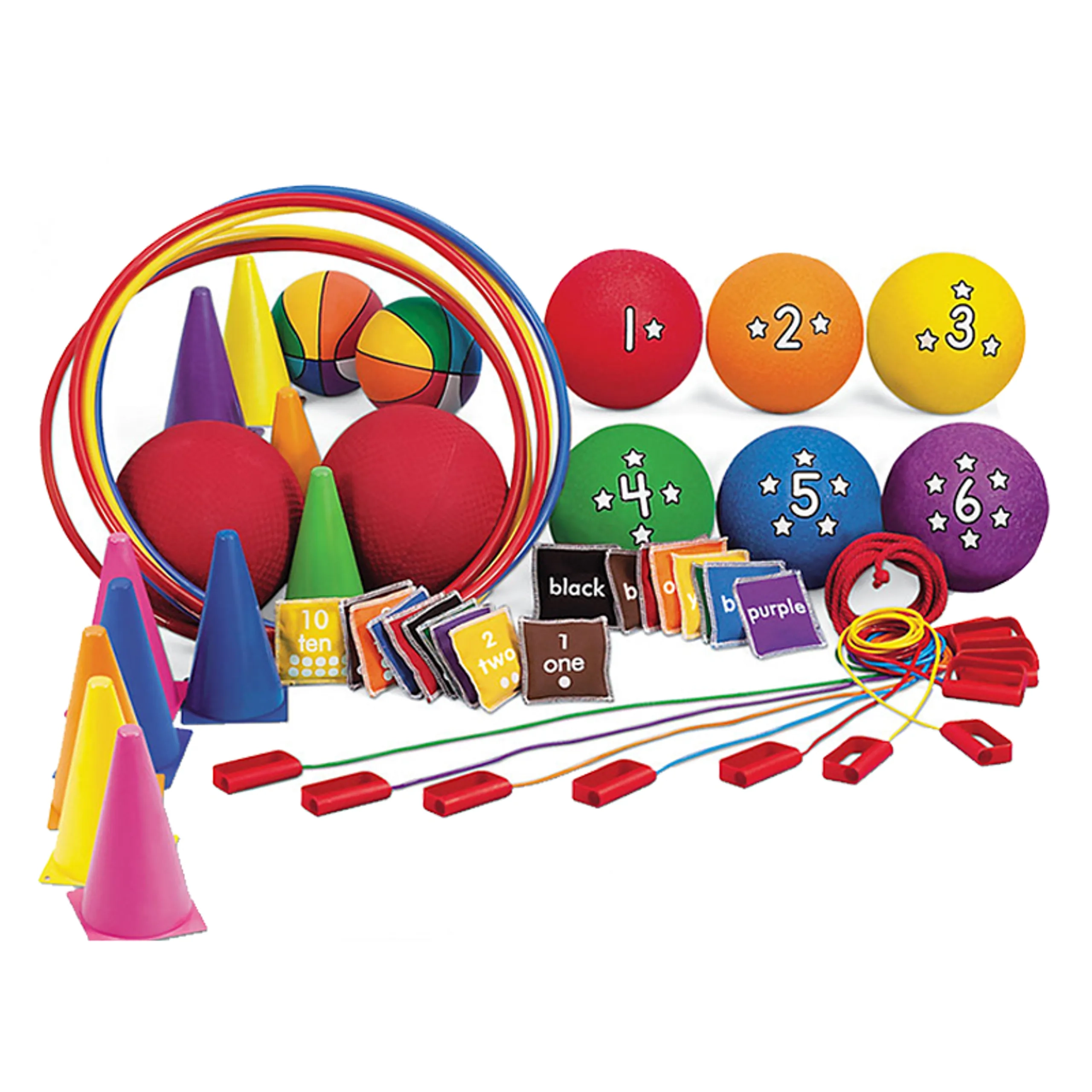 Lakeshore Active Play Kit - 51 durable pieces Suitable for 3 to 6 yrs