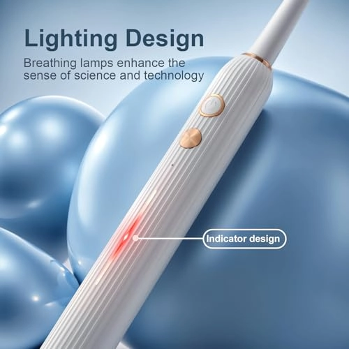 Electric Toothbrush Set - UV Light Drying Holder 8 Brush Heads USB Rechargeable
