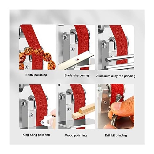 Mini Belt Sander - 7 Variable Speed 10 Sanding Belts