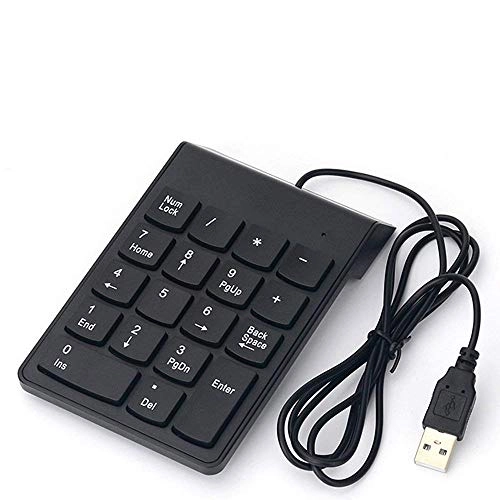 USB Numeric Keypad - 18 Key USB Black