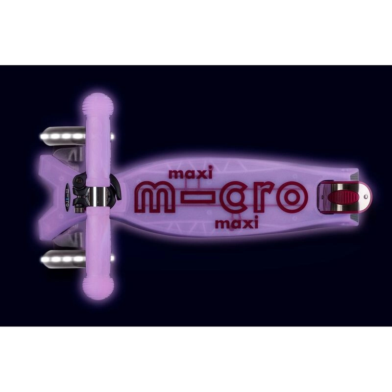 Maxi Deluxe 3-Wheel Kick Scooter – 120/80 mm LED