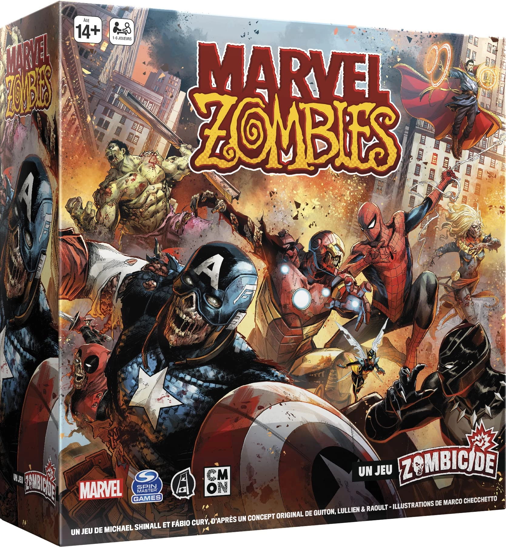 Asmodee Marvel Zombies: Undead Avengers - Cooperative Game (French)