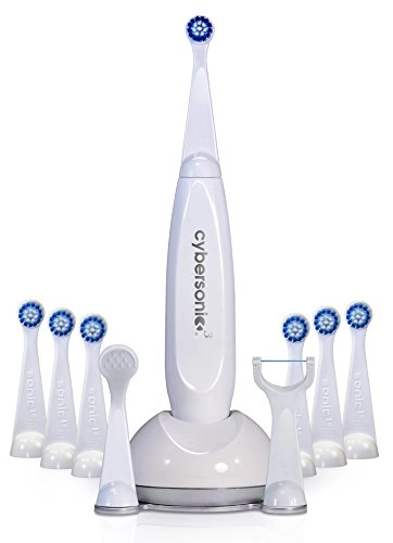 Classic Electric Toothbrush - 10 Piece Set Rechargeable Kit