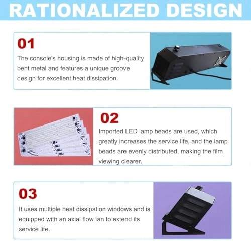 LED Film Viewer - 90000Cd/m2 229mm X 68 Mm