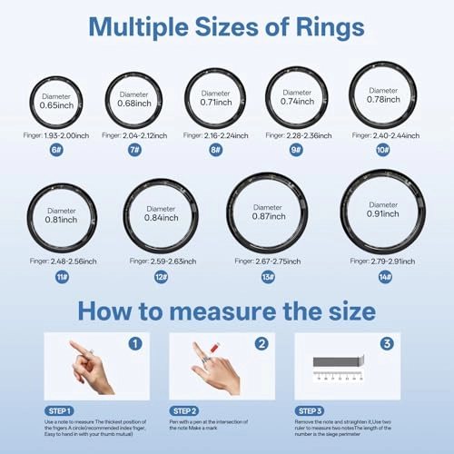 Smart Ring - Black 9# 16mAh