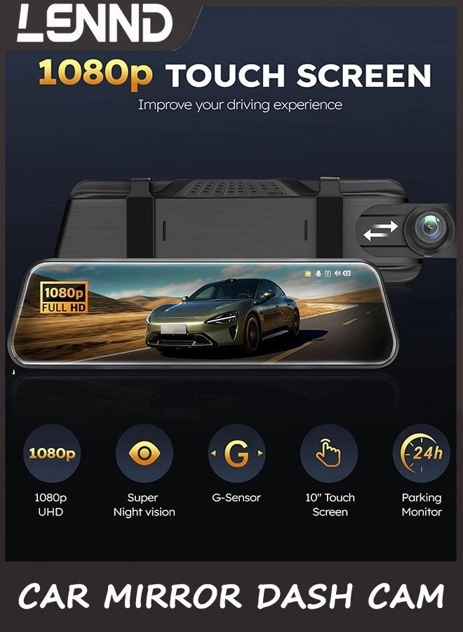 Mirror Dash Cam - 1080P FHD