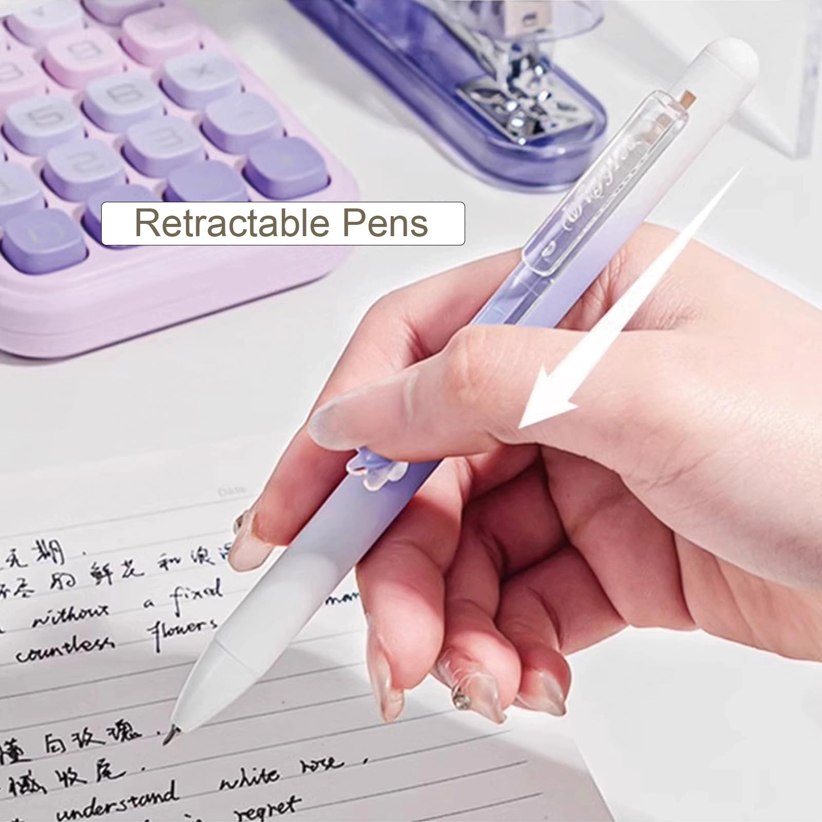 Cute Cat Erasable Pens - 4.0 Count 0.5mm