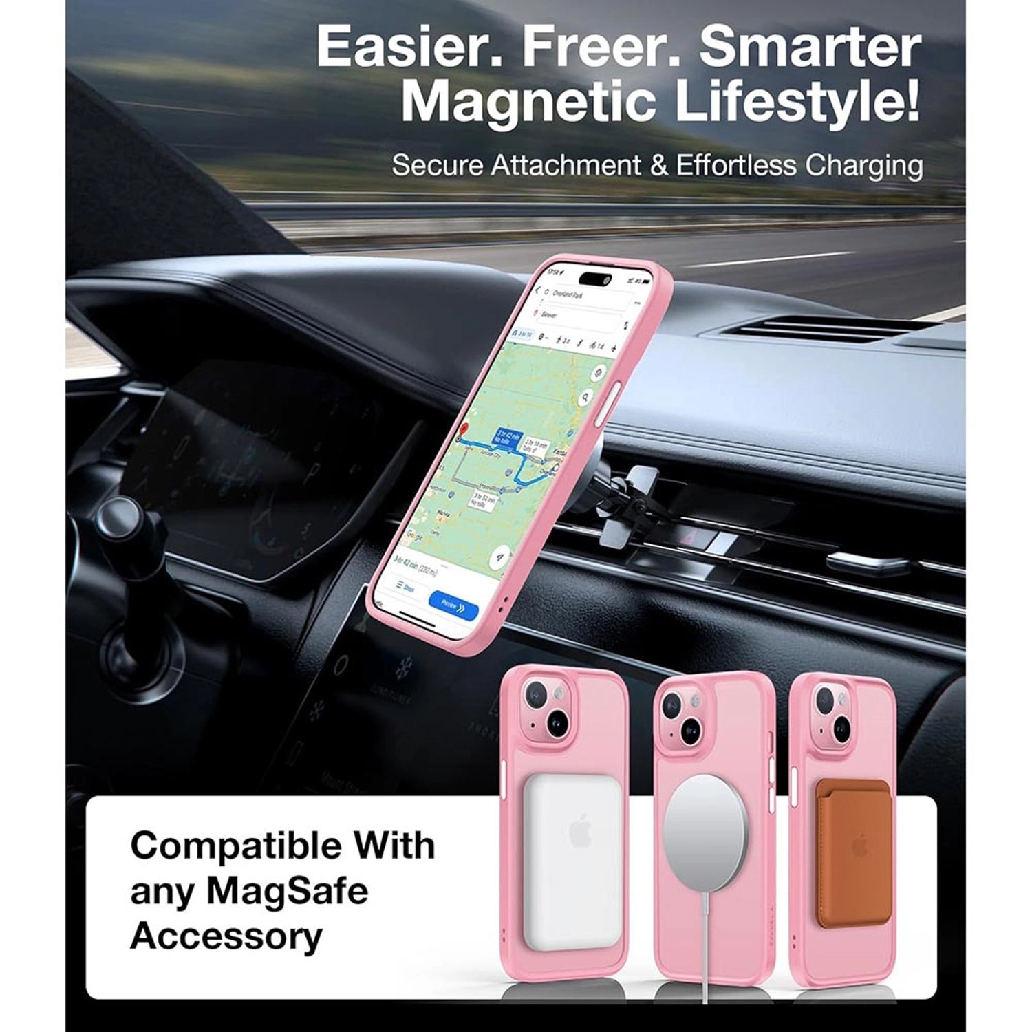 Magnetic Case with MagSafe for iPhone 14/15