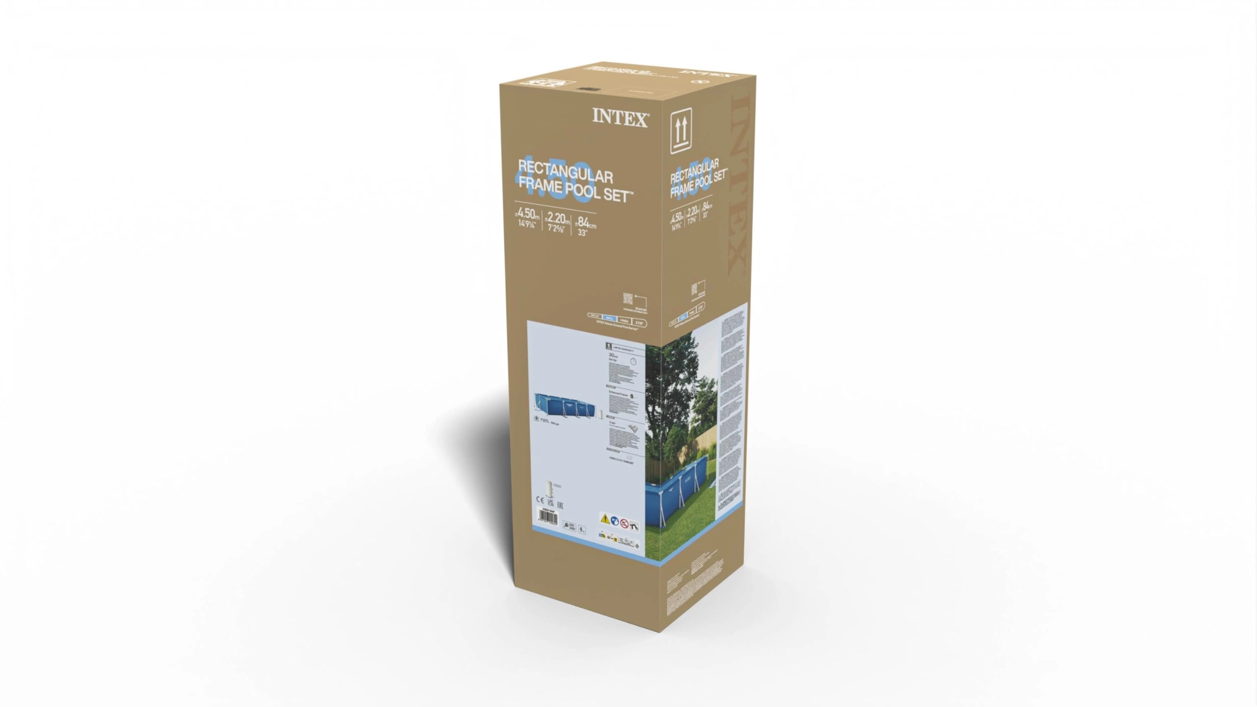 Rectangular Frame Pool Set - 7.1 Cubic Metres