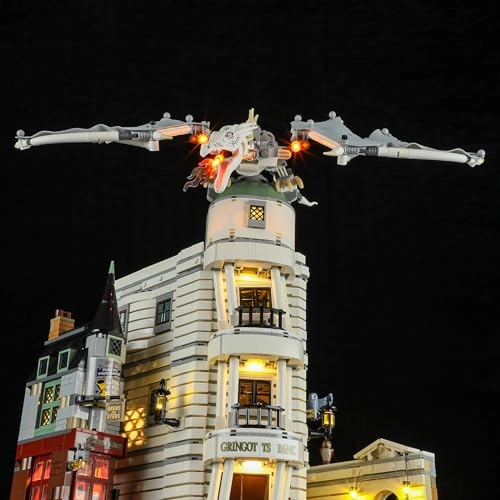 Led Lighting Kit for LEGO-76417 Gringotts Wizarding Bank - Compatible with Lego Harry Potter Building Set