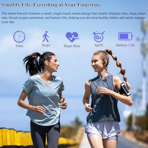 B3 Smart Bracelet - Light Gray 0.89 Inches