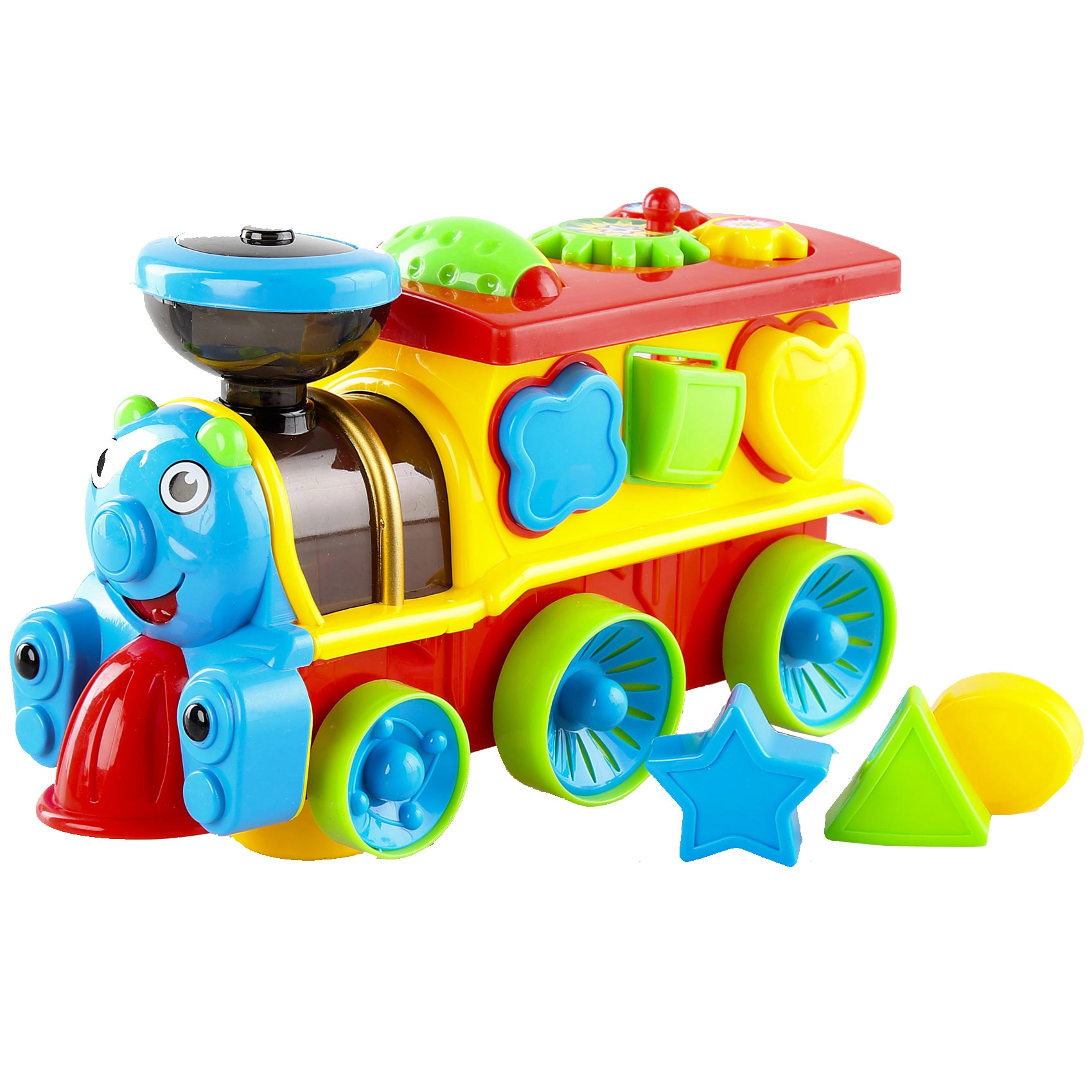 Carrefour Mini Funny Train Shape Sorter - Multicolour
