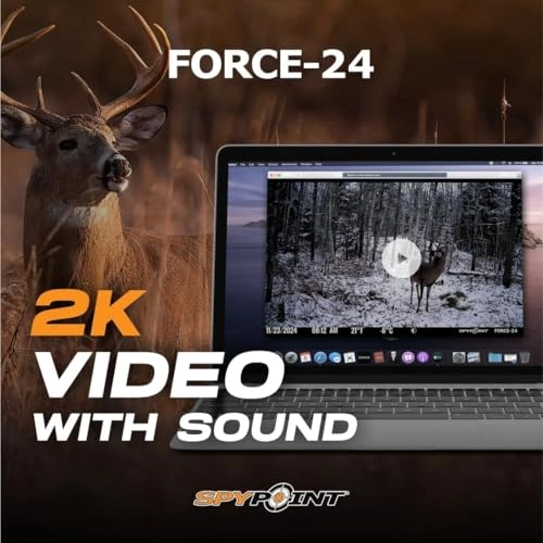 Force-24MP - 2K Video 70ft Detection Range + 32GB Memory Card + Card Reader