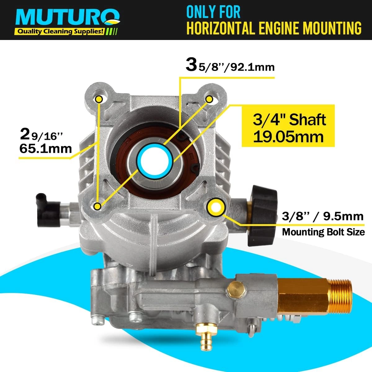 Horizontal Pressure Washer Pump
