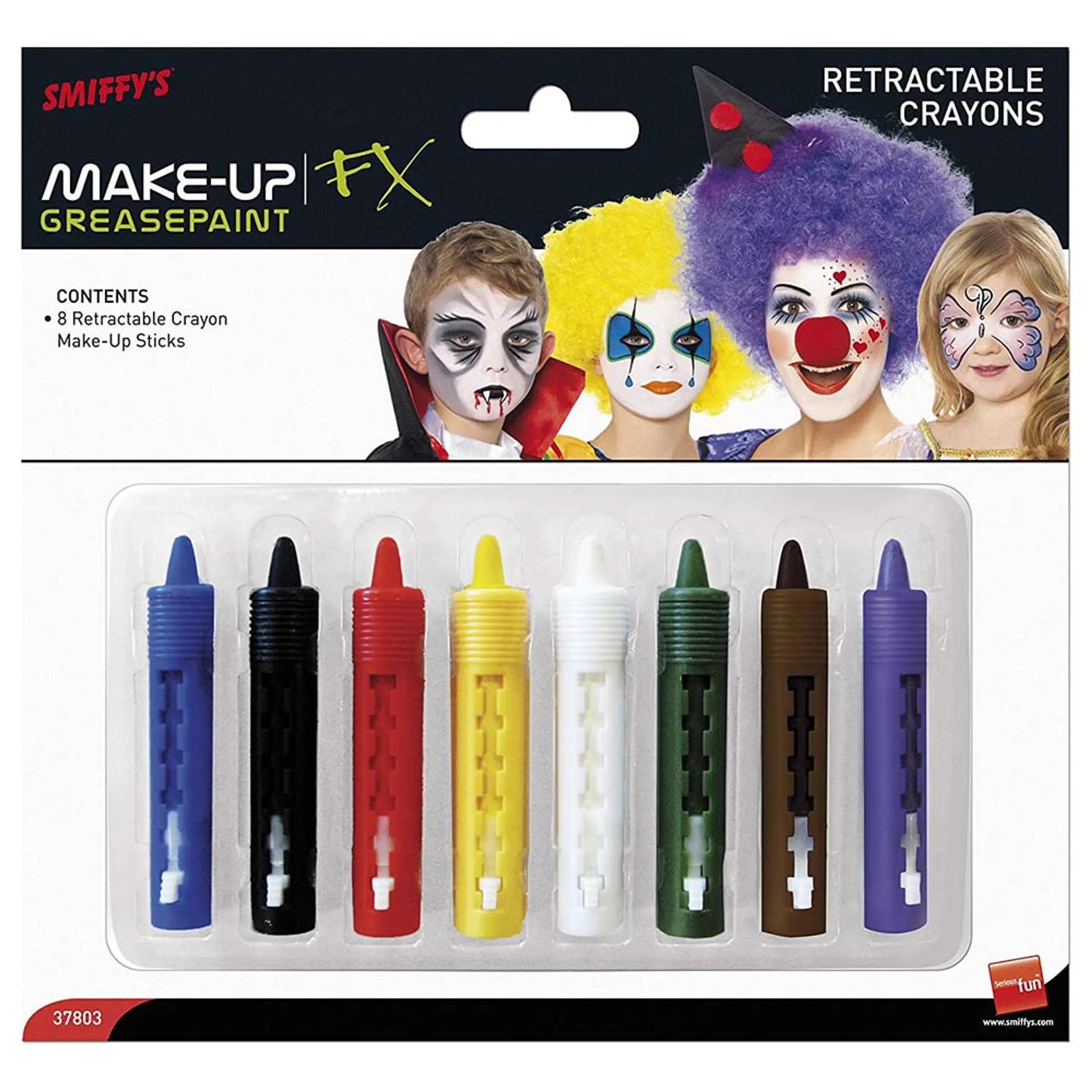 Smiffys Crayon Make-Up Sticks