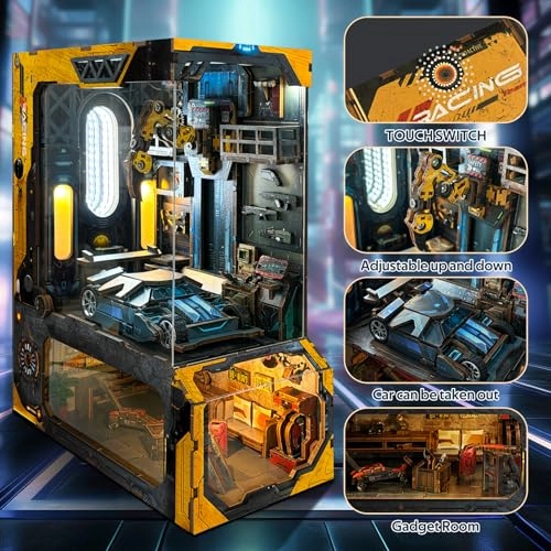 Book Nook Kit - Miniature Wooden LED Light